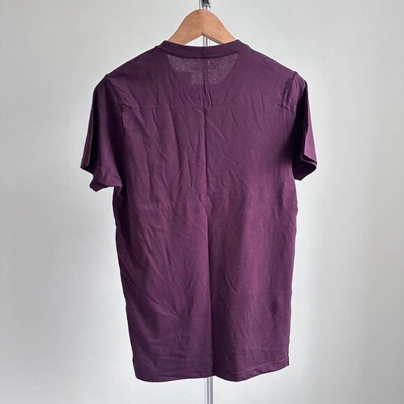 NWT Bluenotes Tee, Burgundy/Light Blue, Size M - Picture 2 of 3